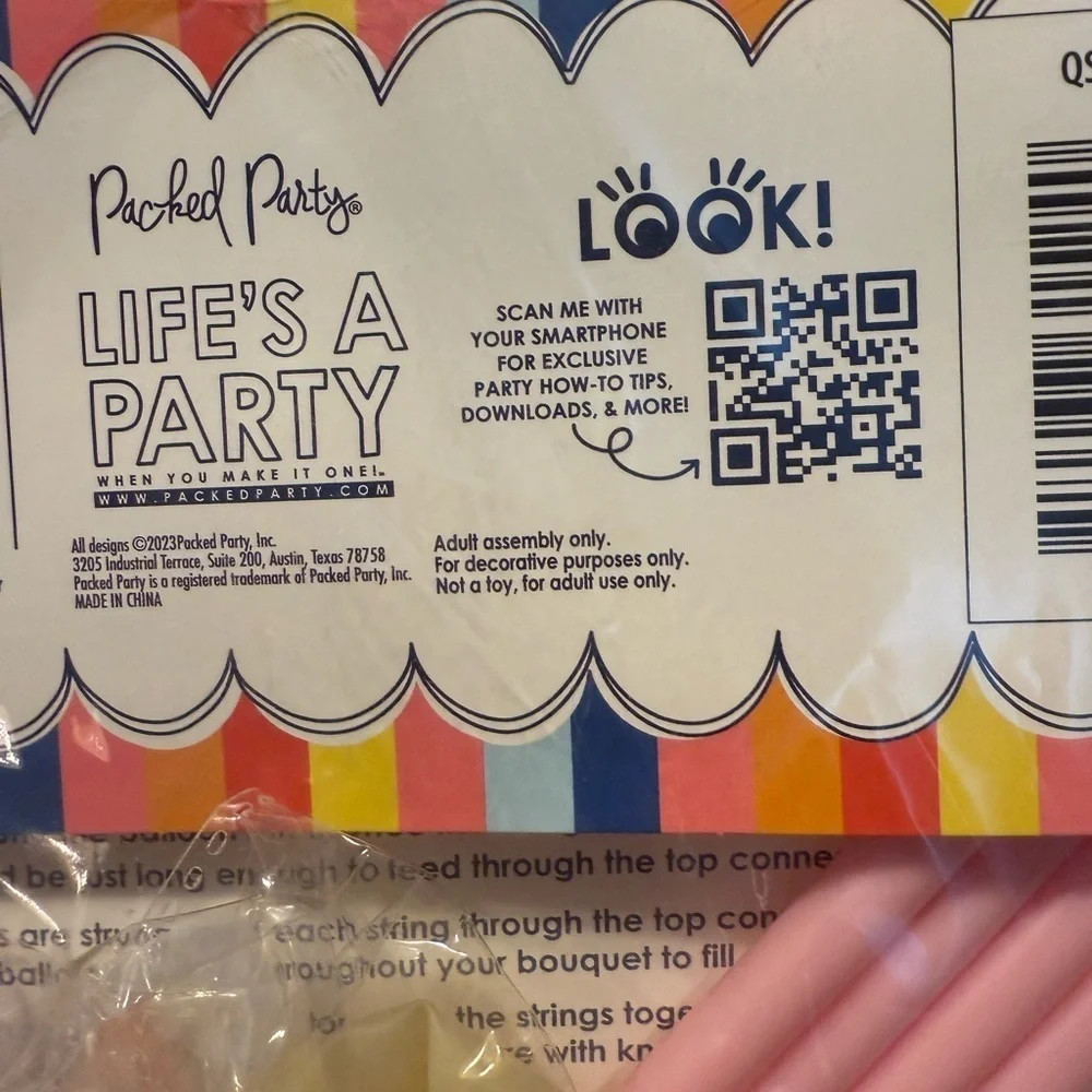 Party Balloon Yard Stakes by Party City 2 packages Brand New